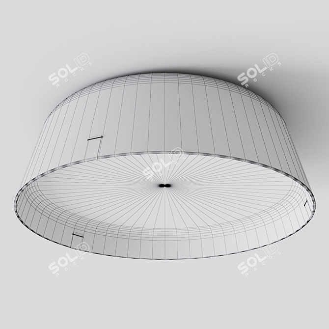 Contemporary Borderline Ceiling Lamp 3D model image 3