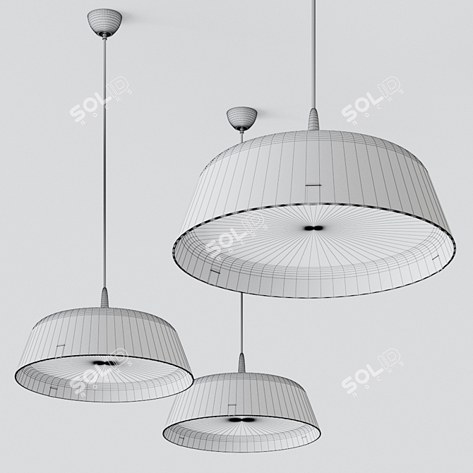 Borderline Pendant Lamp by Vertigo Bird 3D model image 2