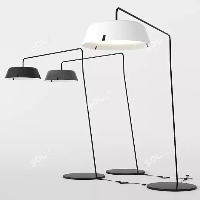 Borderline Bigfoot Floor Lamp 3D model image 1