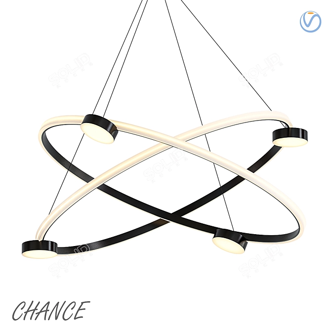 Contemporary Design Chance Lamp 3D model image 1