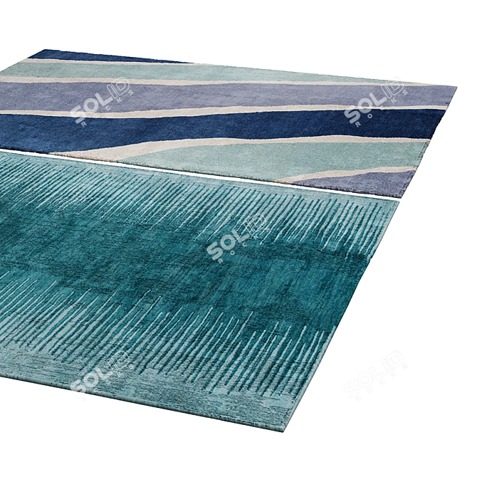 Versatile Polys Vets Rug 3D model image 2