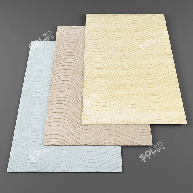  High-Resolution Carpet Set 3D model image 1