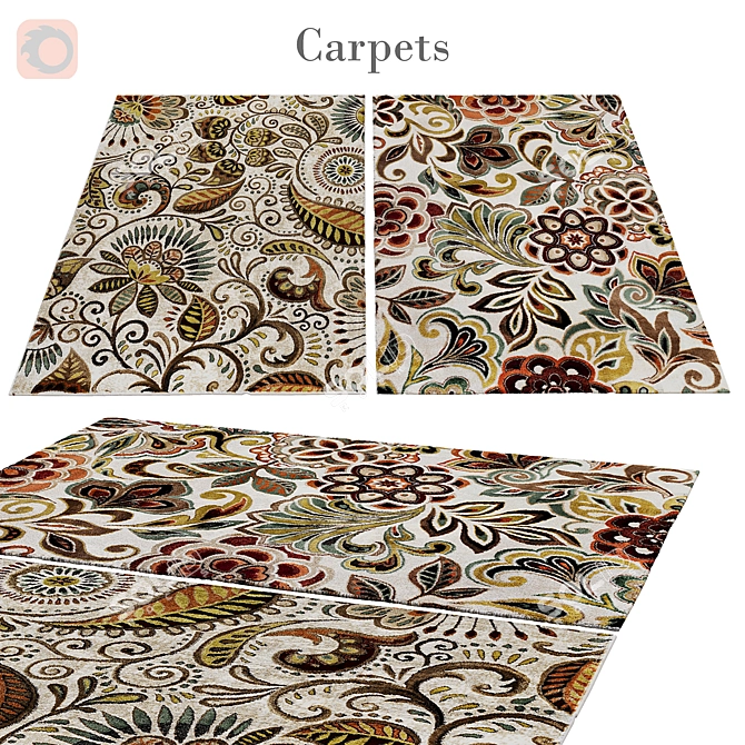 Premium Polys Rug - Limited Stock 3D model image 1