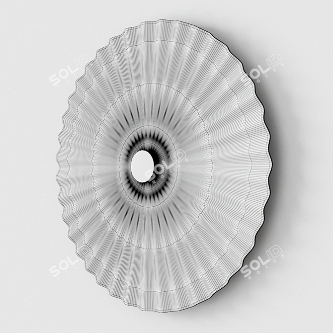 Plie Contemporary LED Wall Light 3D model image 3