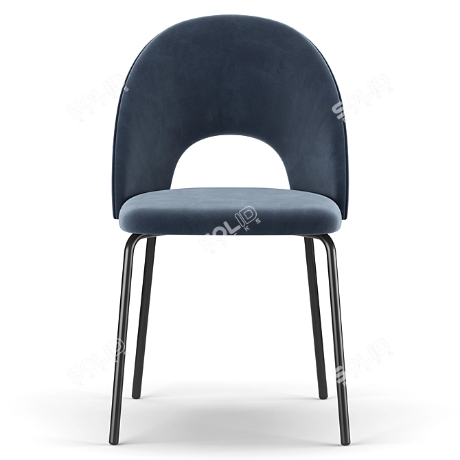 Elegant Chaises Chair 3D model image 3