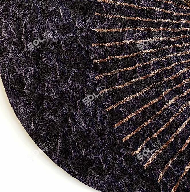 Cosmic Elegance: Roche Bobois Rug 3D model image 3