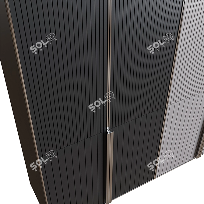 Stylish MY 40 Wardrobe 3D model image 4