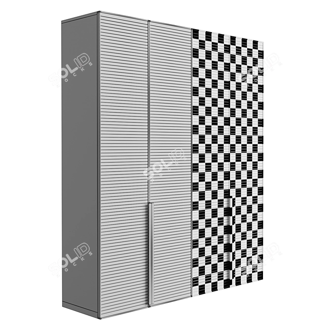 Stylish Wardrobe for Any Room 3D model image 5