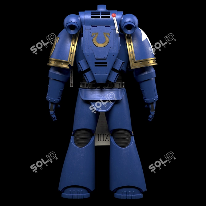 Ultramarine Space Marine: Elite Model 3D model image 2