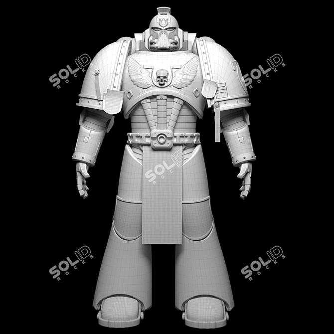 Ultramarine Space Marine: Elite Model 3D model image 3