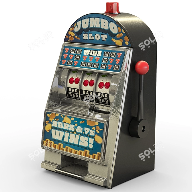 Arcade Joy: Animated Gaming Machine 3D model image 1