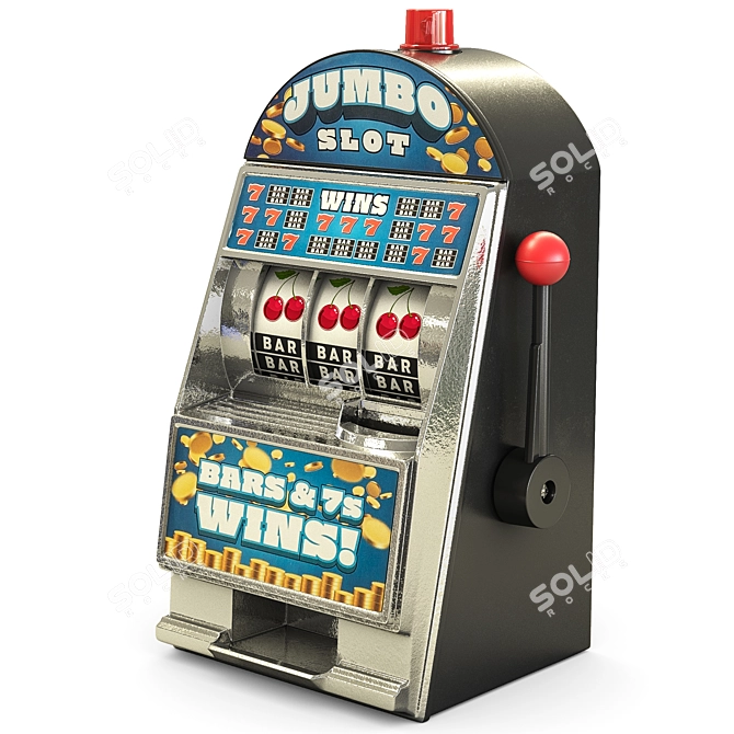 Arcade Joy: Animated Gaming Machine 3D model image 3