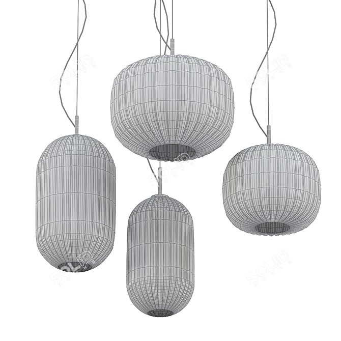 URS-One: Modern Matte Glass Pendant
URS-One: Sleek Metal and Glass Pendant
URS-One: Stylish C 3D model image 2