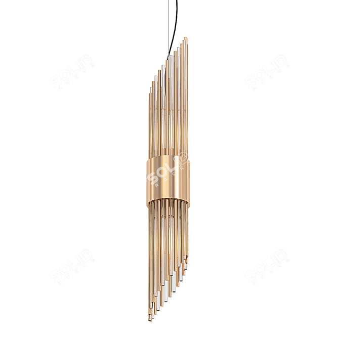 Bacaen Art-Deco Pendant Light 3D model image 1
