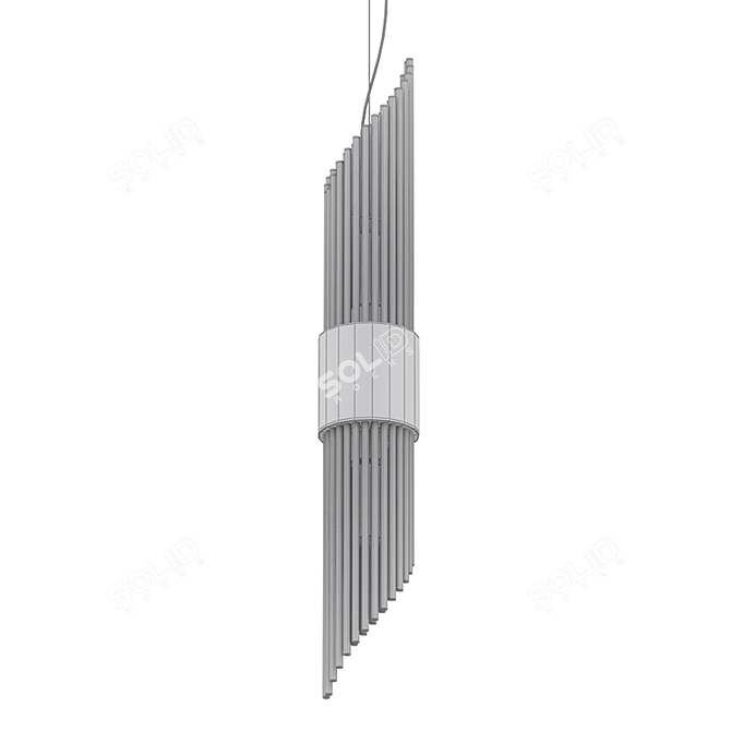 Bacaen Art-Deco Pendant Light 3D model image 2