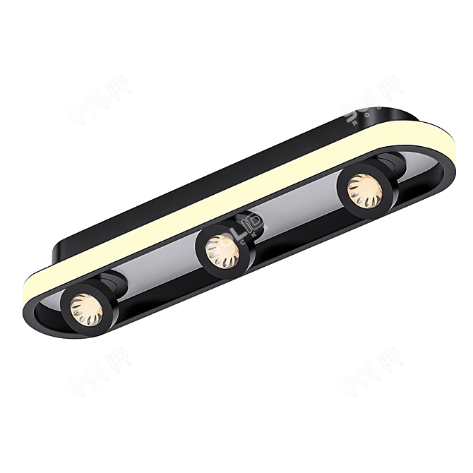 Etel-Long LED Ceiling Light 3D model image 1