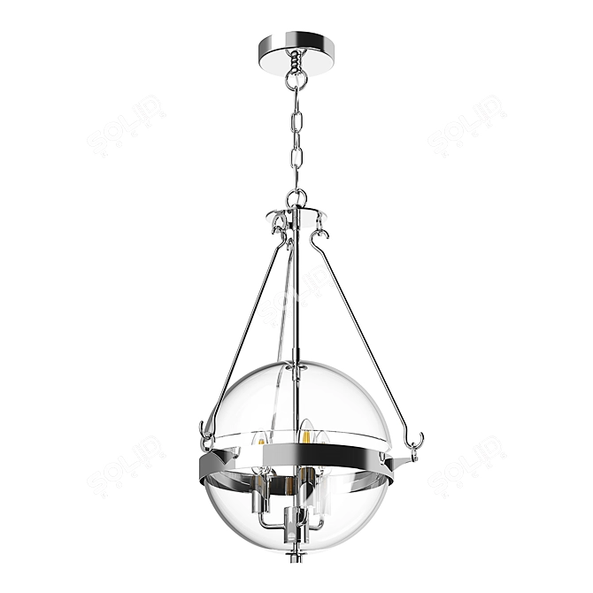 Modena Pendant Light: Elegant Illumination 3D model image 2