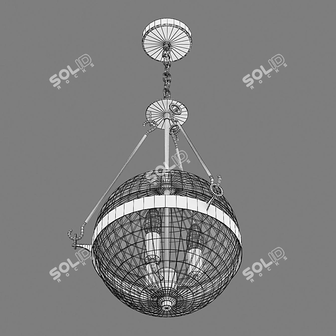 Modena Pendant Light: Elegant Illumination 3D model image 3