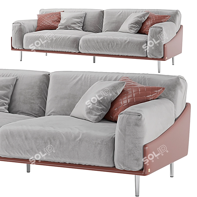 Modern Elegance: Busnelli Eldorado Sofa 3D model image 1