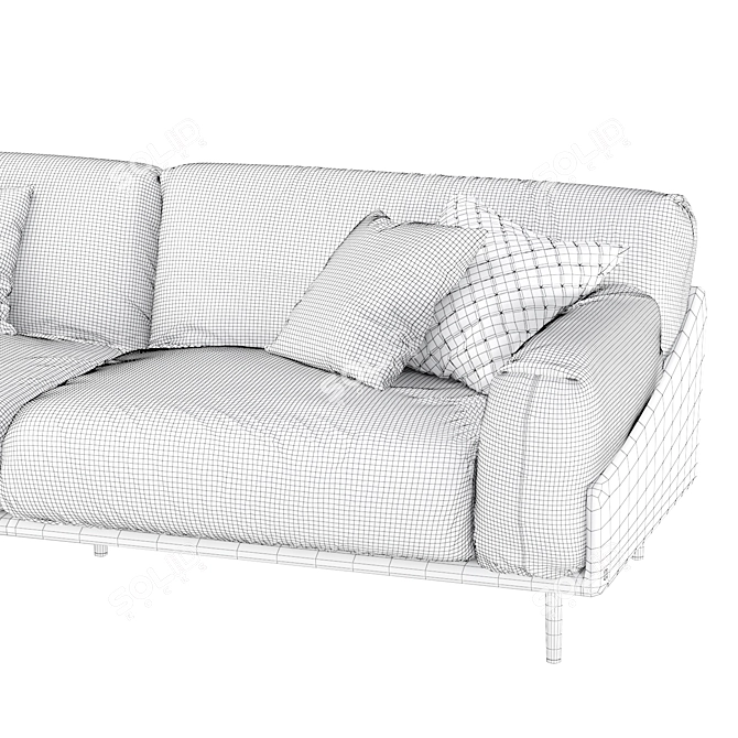 Modern Elegance: Busnelli Eldorado Sofa 3D model image 5