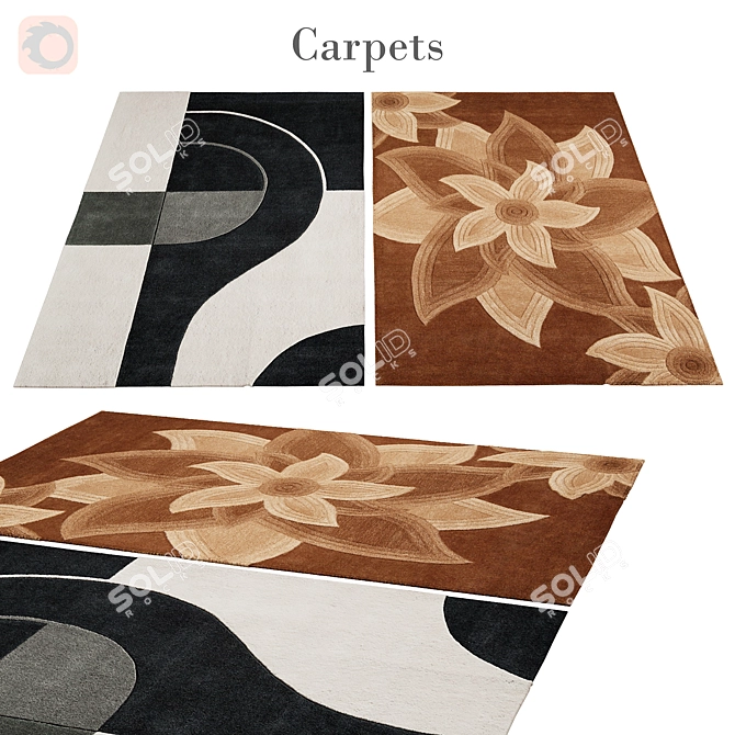 
"Revamped Rugged Rug - 157 3D model image 1