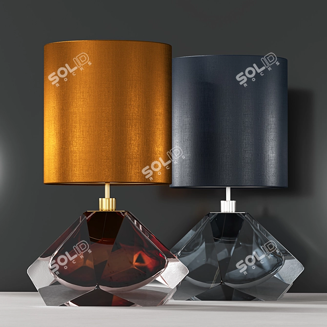 Elegant Diamond Lamp: Bella-Figura 3D model image 2