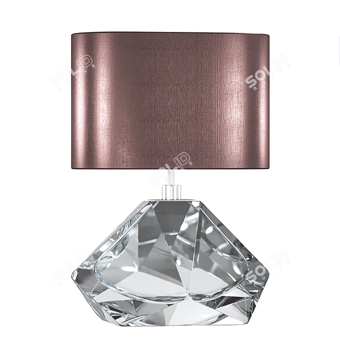 Sparkling Diamond Lamp: Clear TL700 3D model image 1