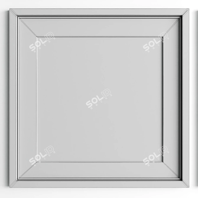 Elegant Art Frame Collection B12 3D model image 5