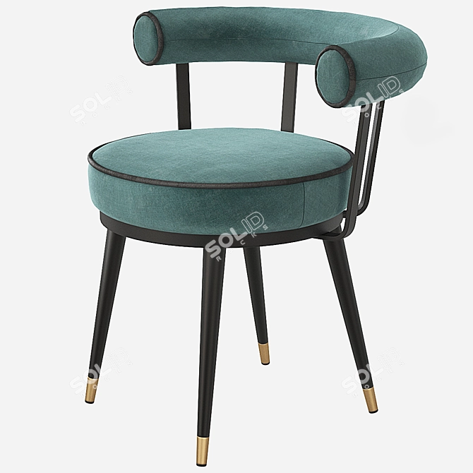 Elegant Eichholtz VICO Dining Chair 3D model image 10