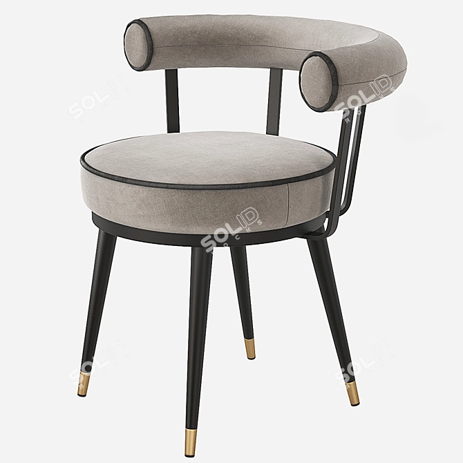 Elegant Eichholtz VICO Dining Chair 3D model image 11