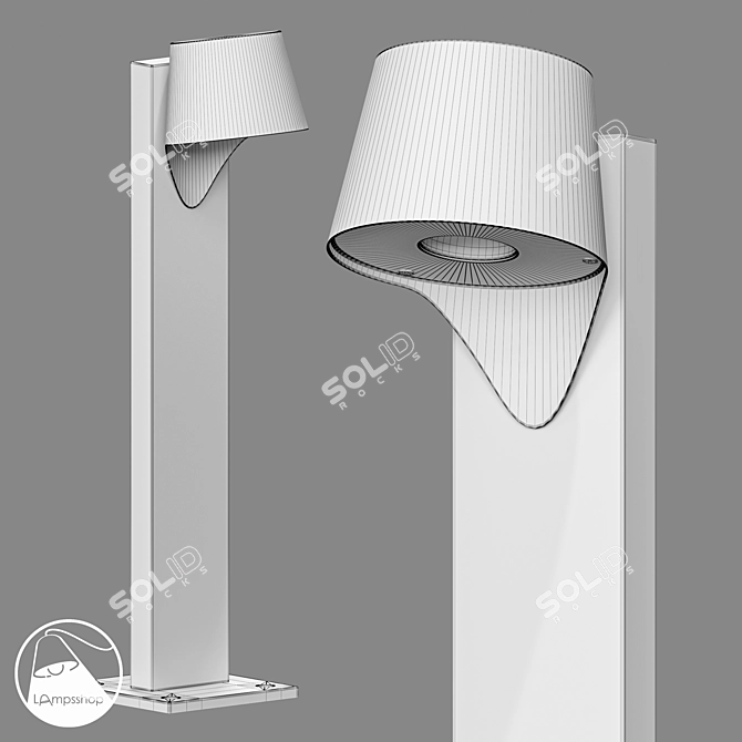 Durable LED Street Light 3D model image 2