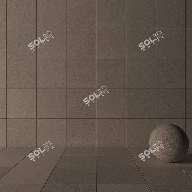 Flaviker River Moon: Contemporary Multi-Texture Floor 3D model image 3