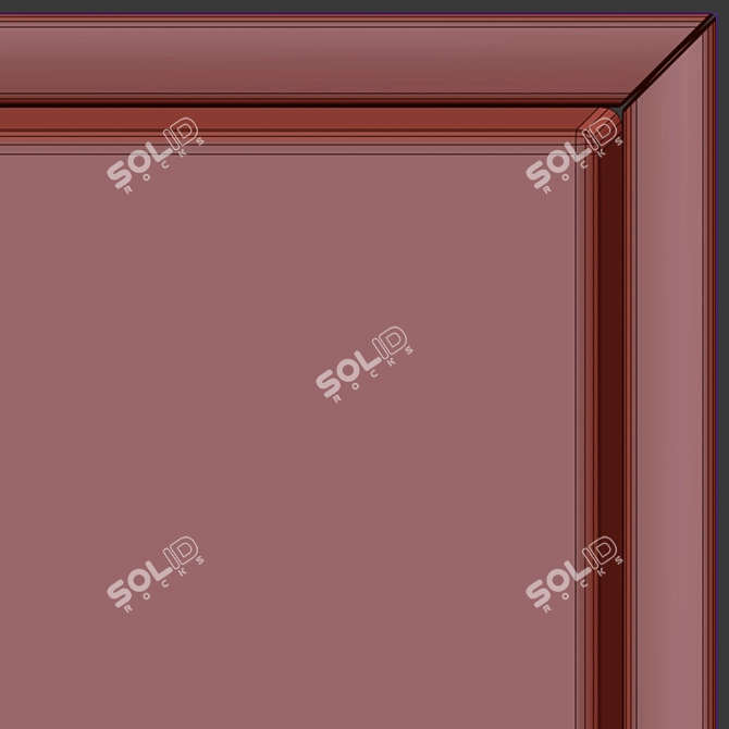 Premium Frame Collection: 2 Frames, Assorted Sizes & Stunning Textures 3D model image 3