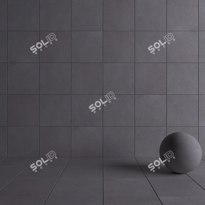  Flaviker Still Now Gray: Sleek Floor Tiles 3D model image 4