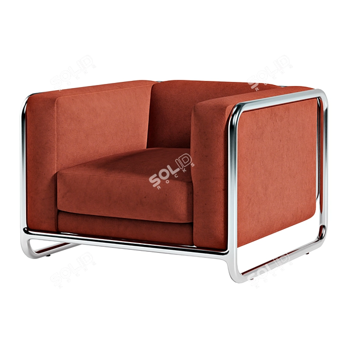 Modern Selene Upholstered Chair | Stylish and Comfortable 3D model image 1