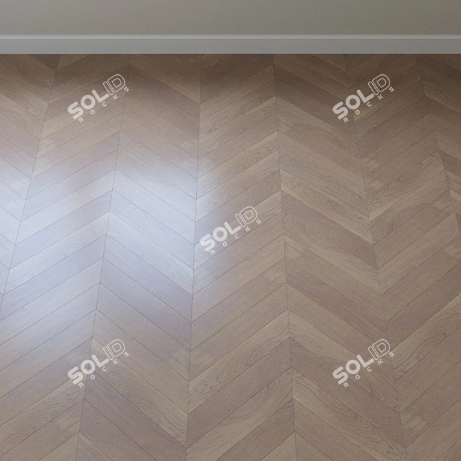 Karelia Oak Stone Gray Parquet 3D model image 3