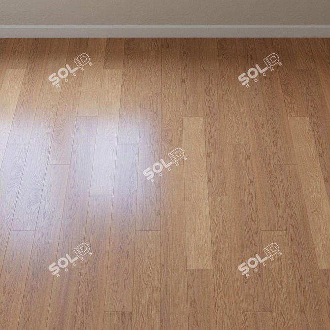 Karelia Oak Tender White Parquet 3D model image 2