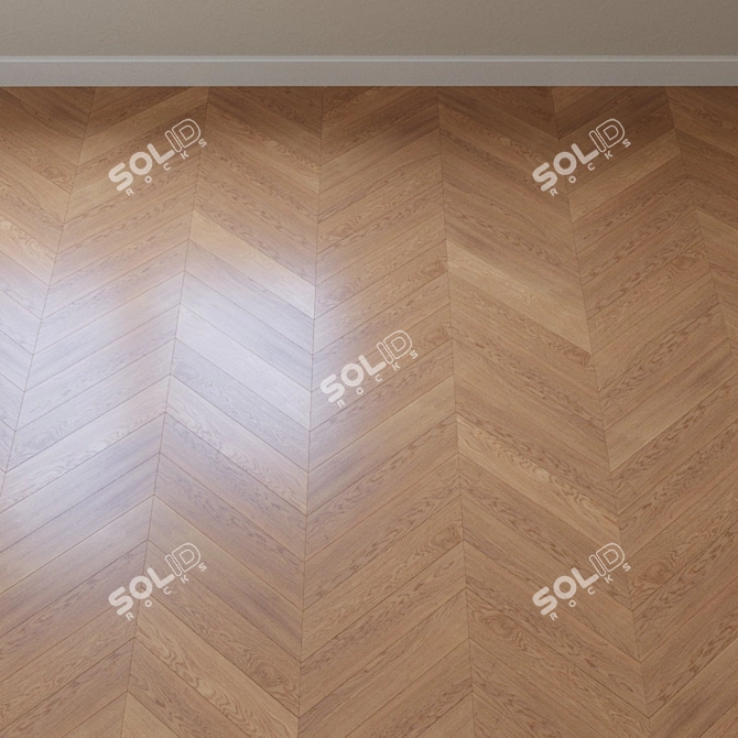 Karelia Oak Tender White Parquet 3D model image 3