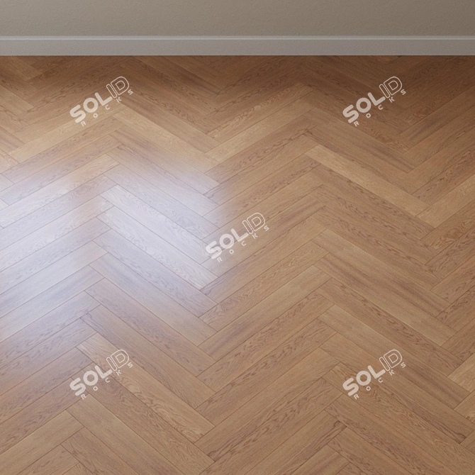 Karelia Oak Tender White Parquet 3D model image 4