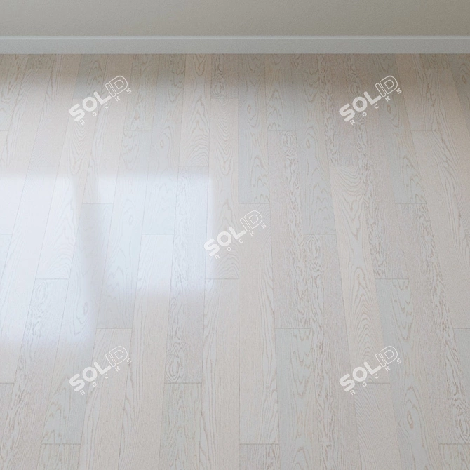 Karelia Oak Polar White Parquet 3D model image 2