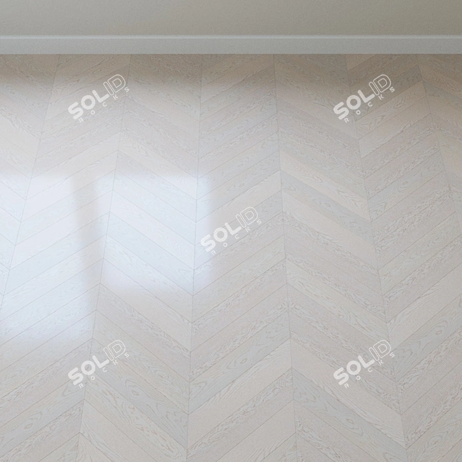 Karelia Oak Polar White Parquet 3D model image 3