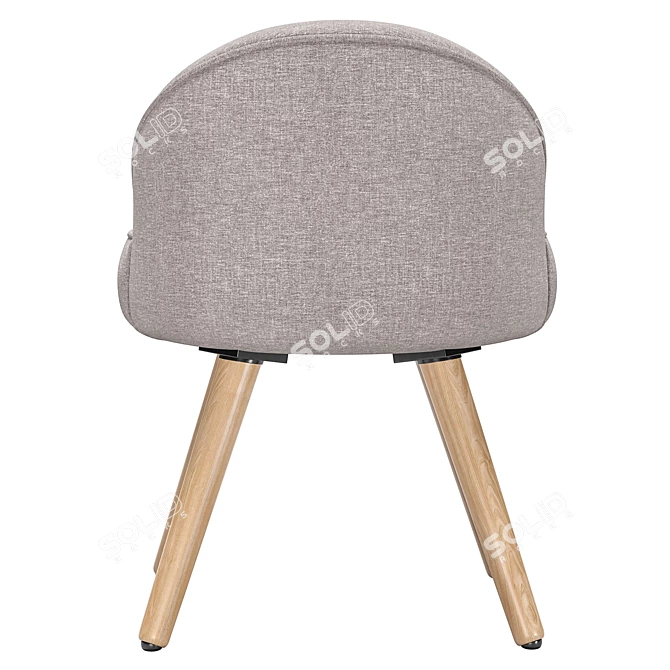 Elegant Chair Tender 3D model image 4