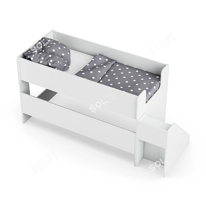 Legenda K23 Kids Modular Loft Bed 3D model image 3