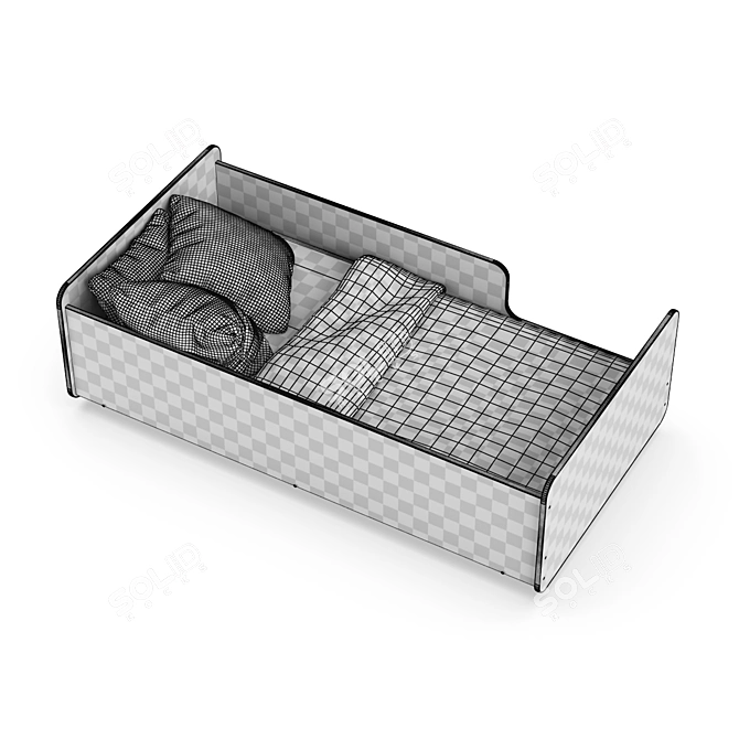 Legendary K24 Kids Bed 3D model image 5