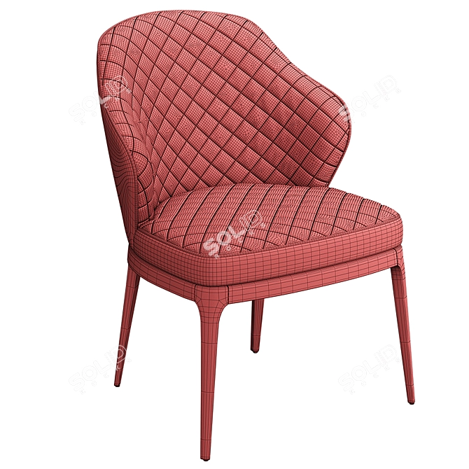 DEAN Chair: Sleek and Ergonomic 3D model image 5