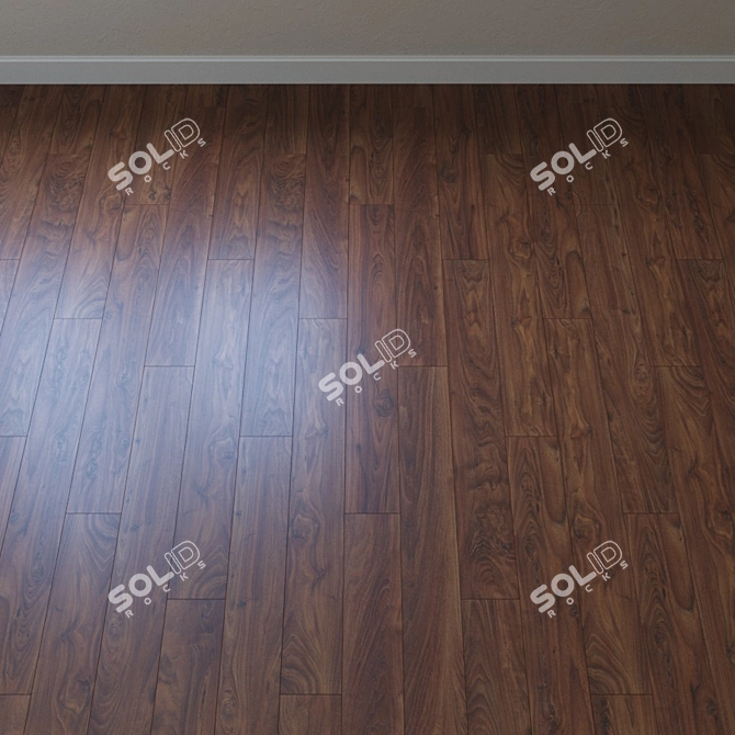 Kahrs Solid Walnut Parquet 3D model image 2