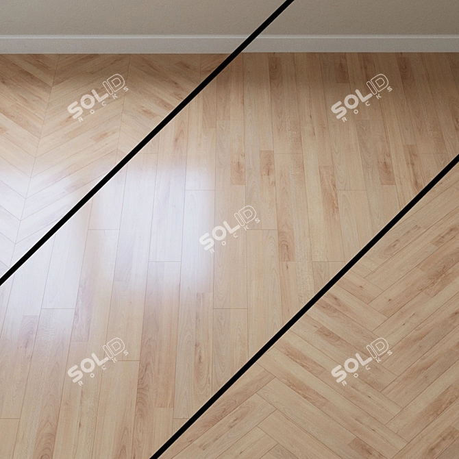 Kahrs Burnsbury Beech Parquet 3D model image 1