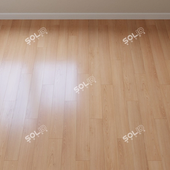 Cortona Beech Parquet: Exquisite Kahrs Flooring 3D model image 2