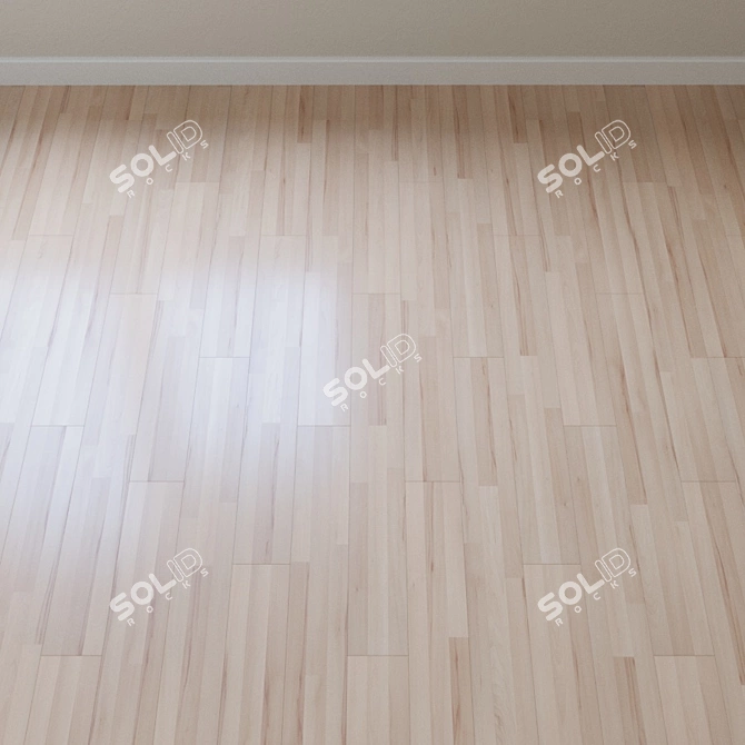 Kahrs Beech Parquet Board 3D model image 2