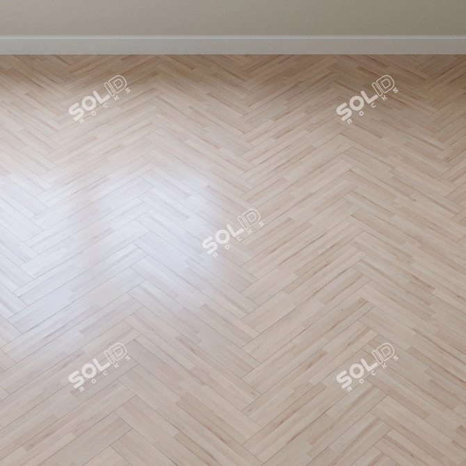 Kahrs Beech Parquet Board 3D model image 4